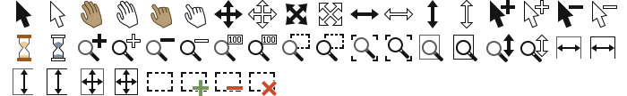 Cursors Zoom Fit and Select 700